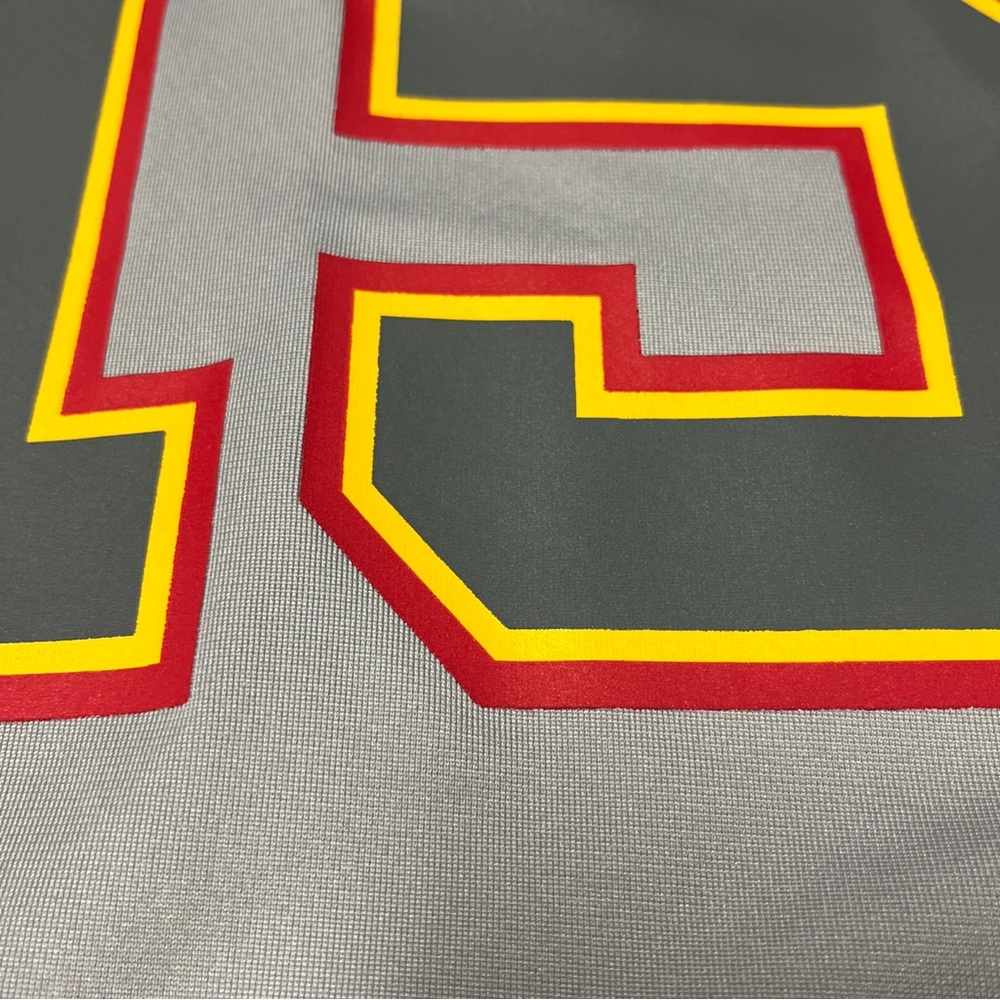 PATRICK MAHOMES #15 NIKE NFL JERSEY KANSAS CITY CHIEFS GREY SUPER BOWL 57 - Picture 5 of 15